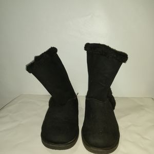 Airwalk Womens Black Size 8.5 Faux Fur Lined Toggl